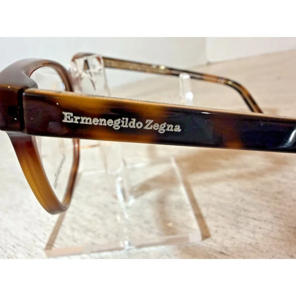 Ermenegildo Zegna EZ5203 052 Dark Havana‎ Eyeglasses 56-18-145 Men's New Frame
